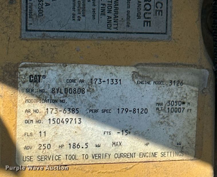 image for item KL9026 2000 Chevrolet C8500  digger derrick truck