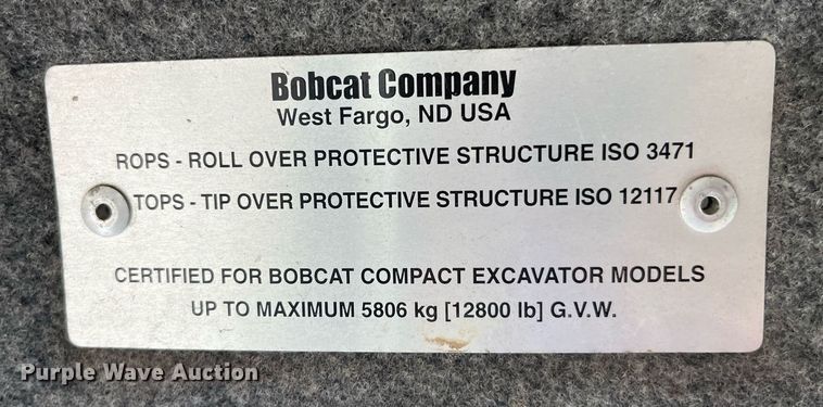 image for item LA9985 2008 Bobcat 335G  mini excavator