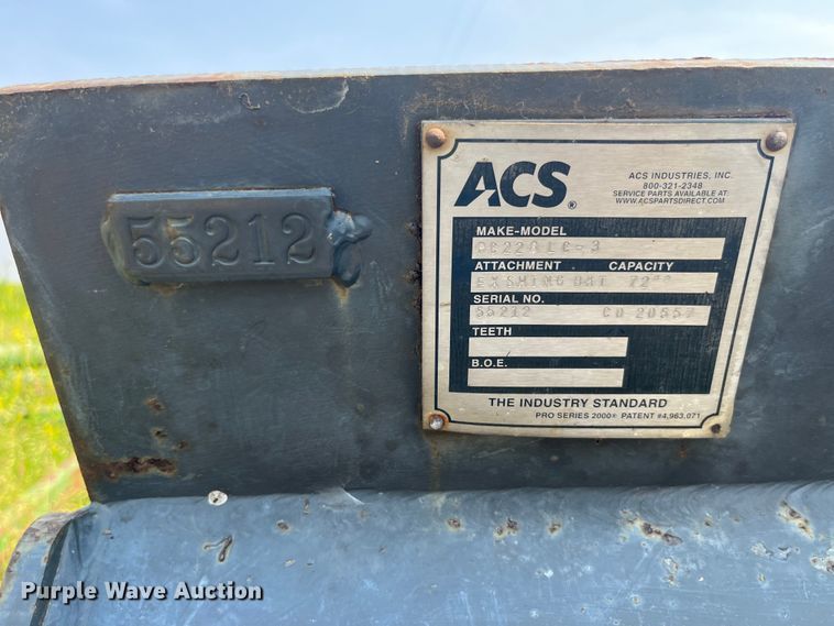 image for item LB9016 ACS  72" W excavator bucket