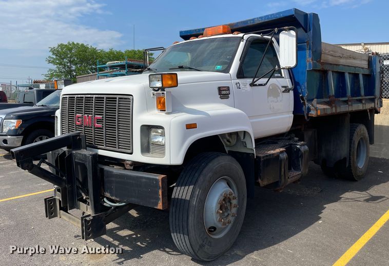 image for item LJ9732 2000 GMC C8500 dump truck