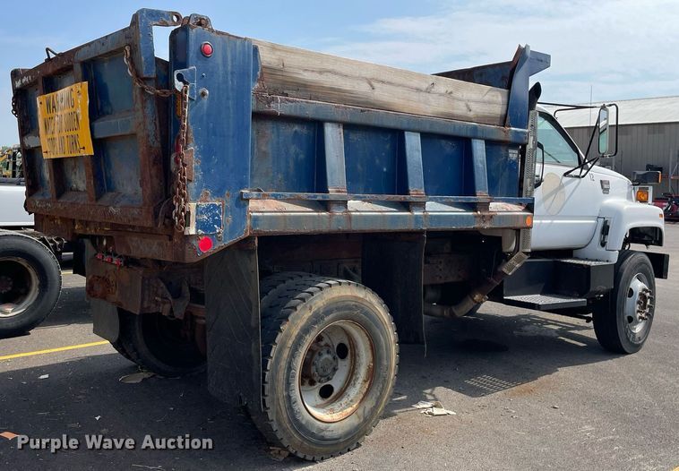 image for item LJ9732 2000 GMC C8500 dump truck