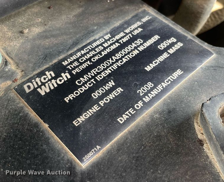 image for item LJ9756 2008 Ditch Witch Zahn R300  compact utility loader