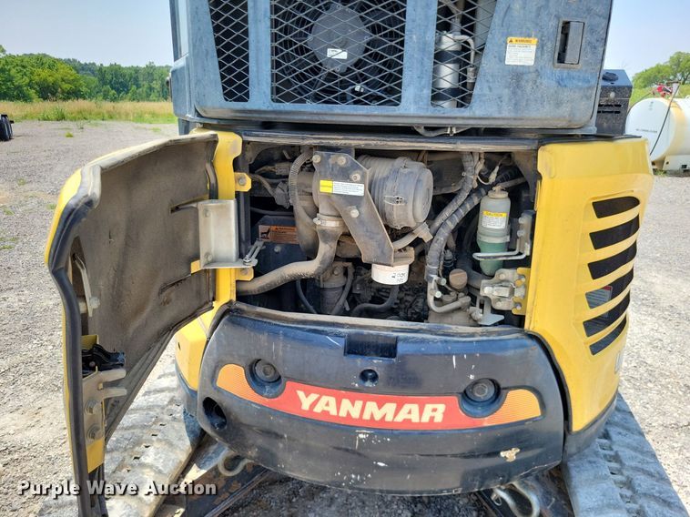 image for item LR9282 2016 Yanmar ViO35  mini excavator