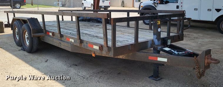 image for item LS9543 2001 R&W  utility trailer