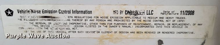 image for item LS9544 2009 Dodge Ram 5500HD  bucket truck