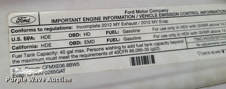 image for item LS9546 2012 Ford F550 Super Duty XL  bucket truck