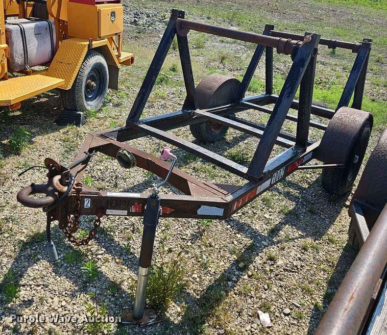 image for item LW9655 1972 Shop built  reel trailer