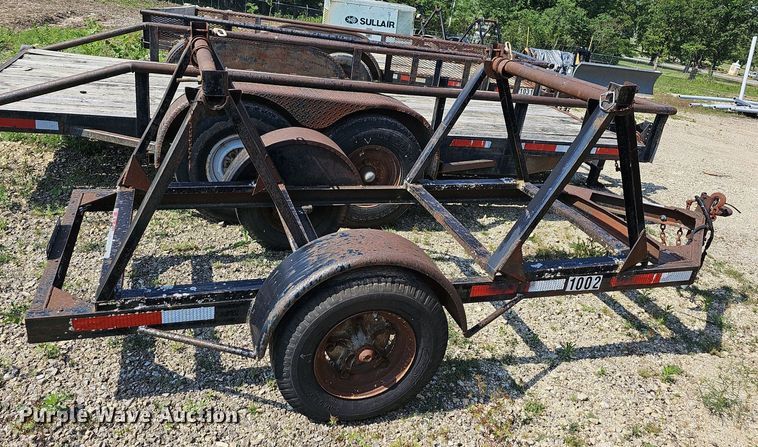 image for item LW9655 1972 Shop built  reel trailer