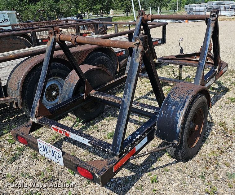 image for item LW9655 1972 Shop built  reel trailer