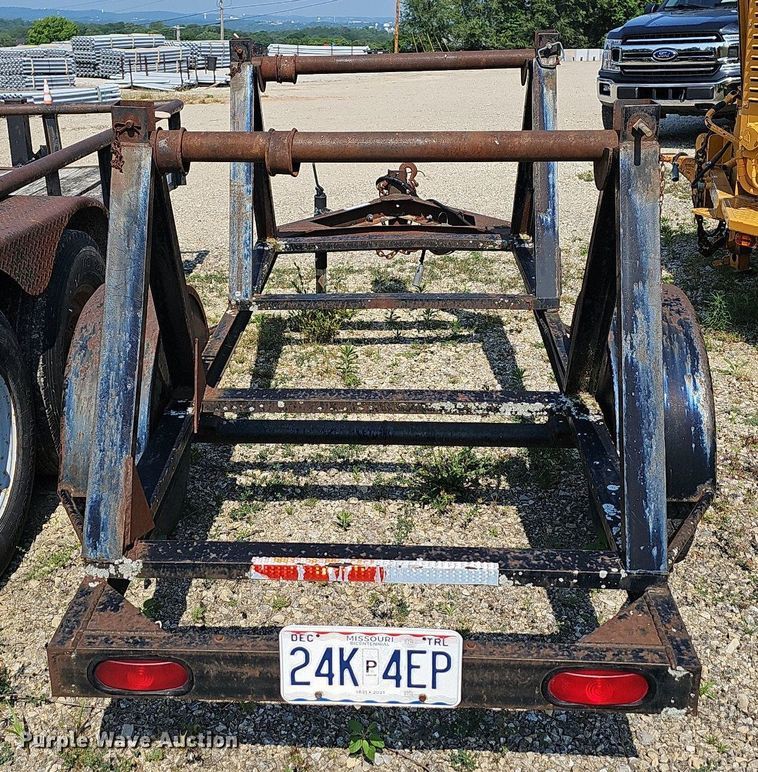 image for item LW9655 1972 Shop built  reel trailer
