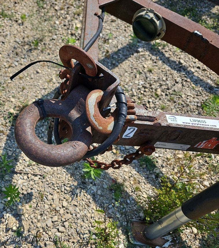 image for item LW9655 1972 Shop built  reel trailer