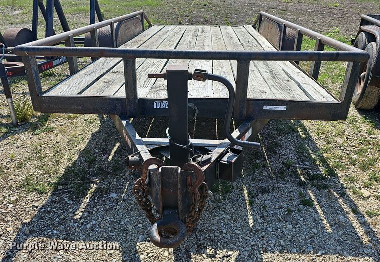 image for item LW9656 1993 Double L  utility trailer