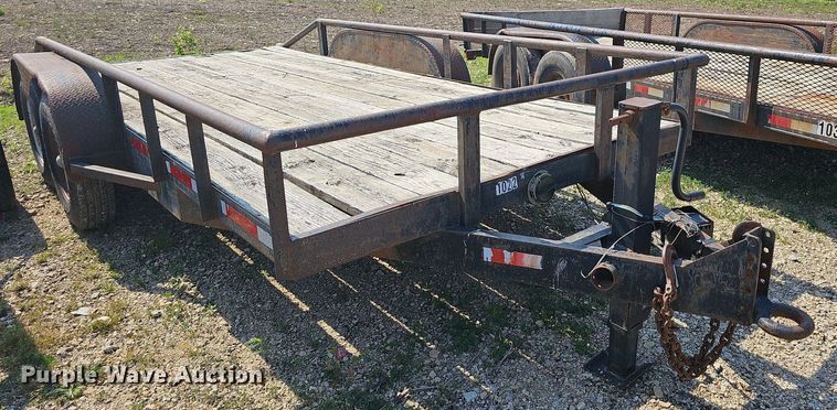image for item LW9656 1993 Double L  utility trailer