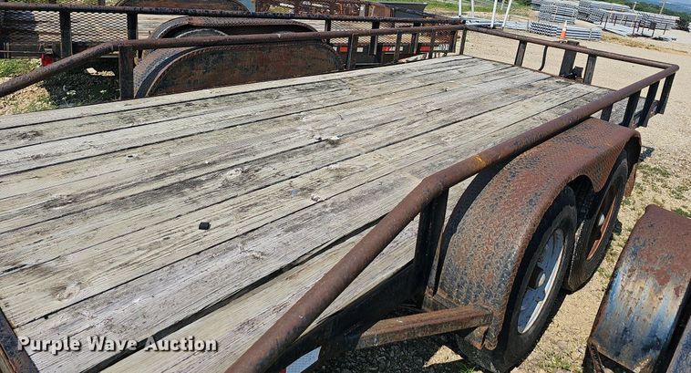 image for item LW9656 1993 Double L  utility trailer