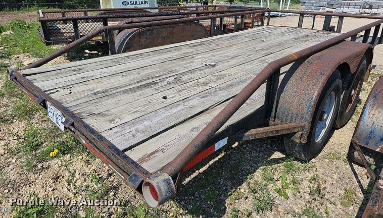 image for item LW9656 1993 Double L  utility trailer