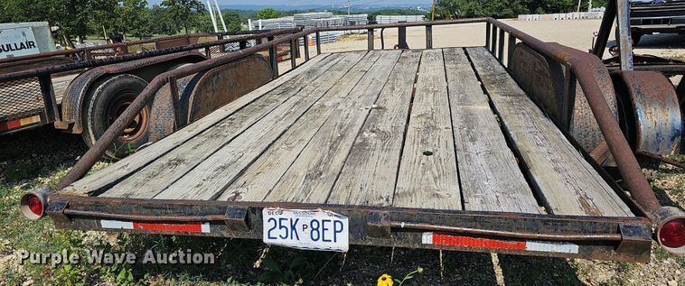 image for item LW9656 1993 Double L  utility trailer