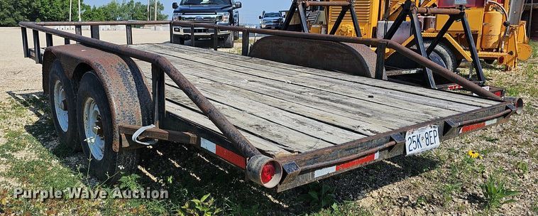 image for item LW9656 1993 Double L  utility trailer
