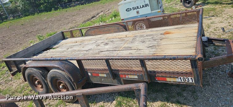 image for item LW9657 1999 Double L  utility trailer