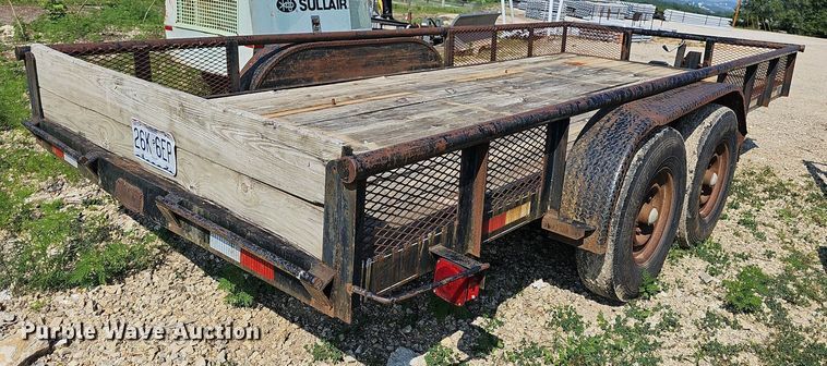 image for item LW9657 1999 Double L  utility trailer