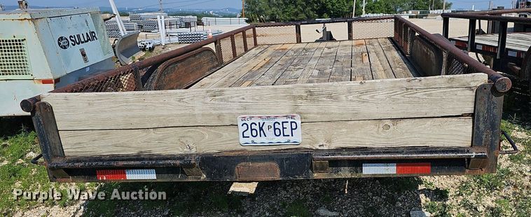 image for item LW9657 1999 Double L  utility trailer