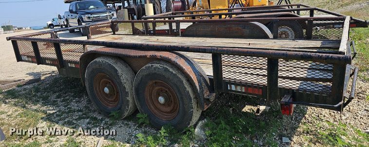 image for item LW9657 1999 Double L  utility trailer