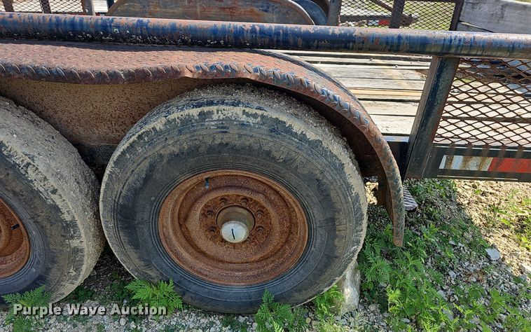 image for item LW9657 1999 Double L  utility trailer