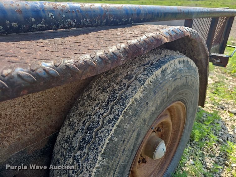 image for item LW9657 1999 Double L  utility trailer