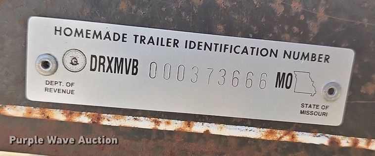 image for item LW9657 1999 Double L  utility trailer