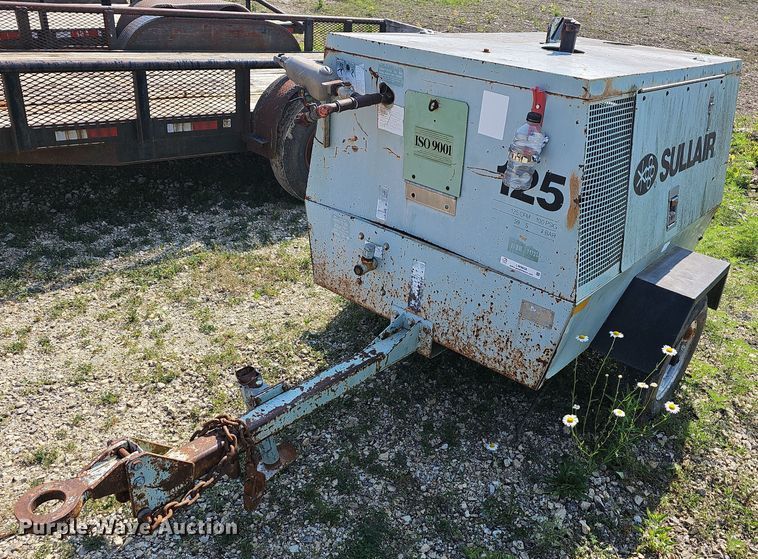 image for item LW9658 Sullair 125 DPO KU air compressor