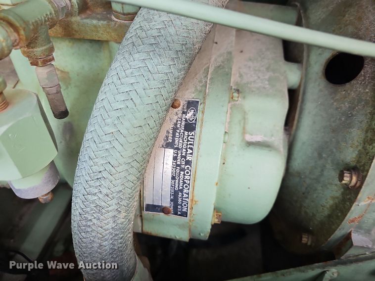 image for item LW9658 Sullair 125 DPO KU air compressor