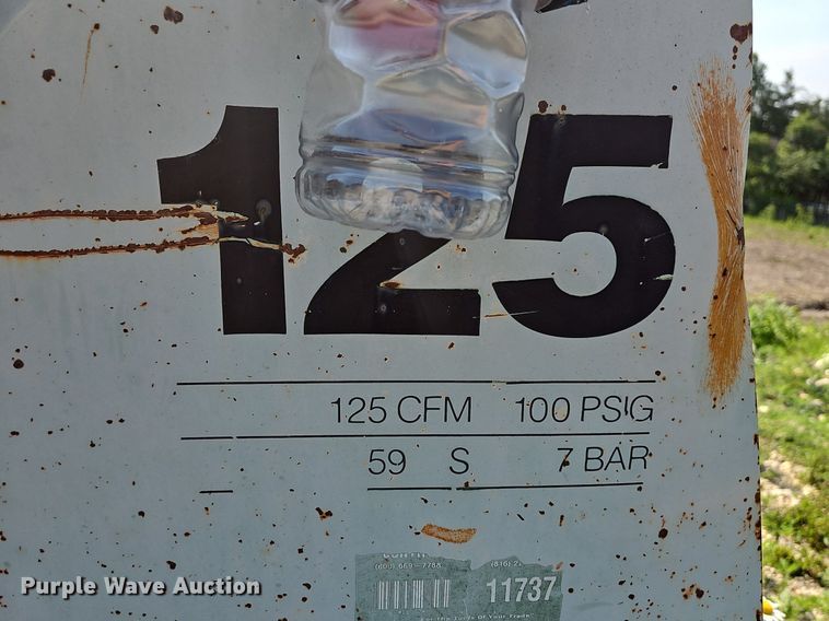 image for item LW9658 Sullair 125 DPO KU air compressor