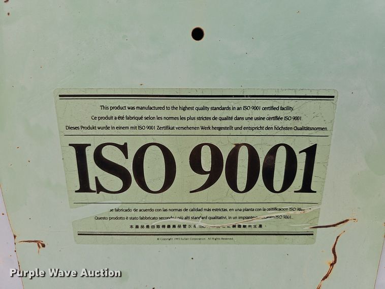 image for item LW9658 Sullair 125 DPO KU air compressor