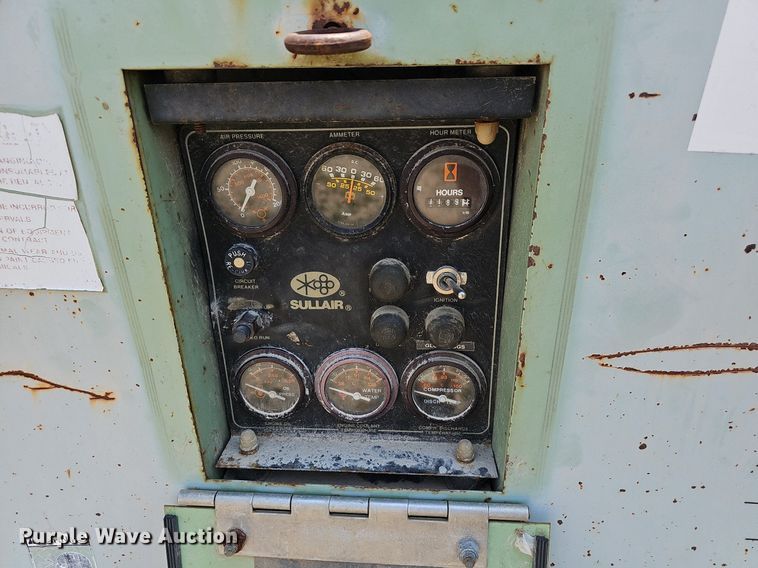 image for item LW9658 Sullair 125 DPO KU air compressor