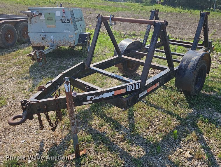 image for item LW9659 1975 Shop built  reel trailer