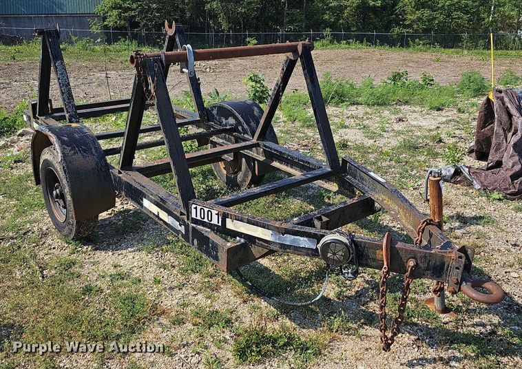 image for item LW9659 1975 Shop built  reel trailer