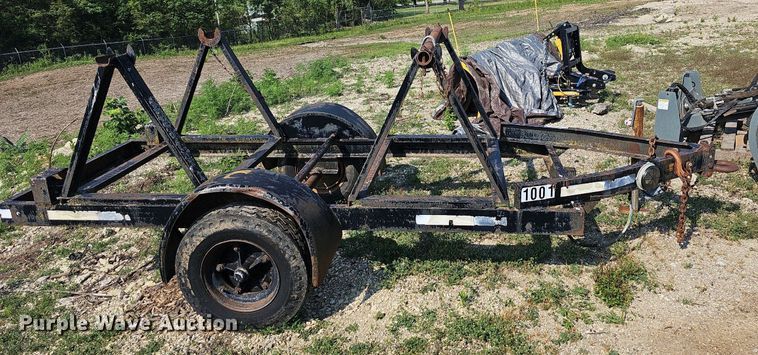 image for item LW9659 1975 Shop built  reel trailer