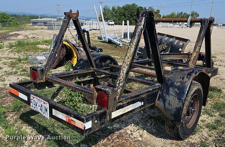 image for item LW9659 1975 Shop built  reel trailer