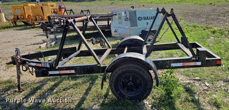 image for item LW9659 1975 Shop built  reel trailer