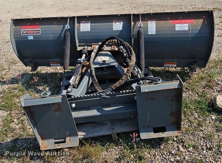 image for item LW9660 WorkSaver SBS-27808  skid steer snow plow
