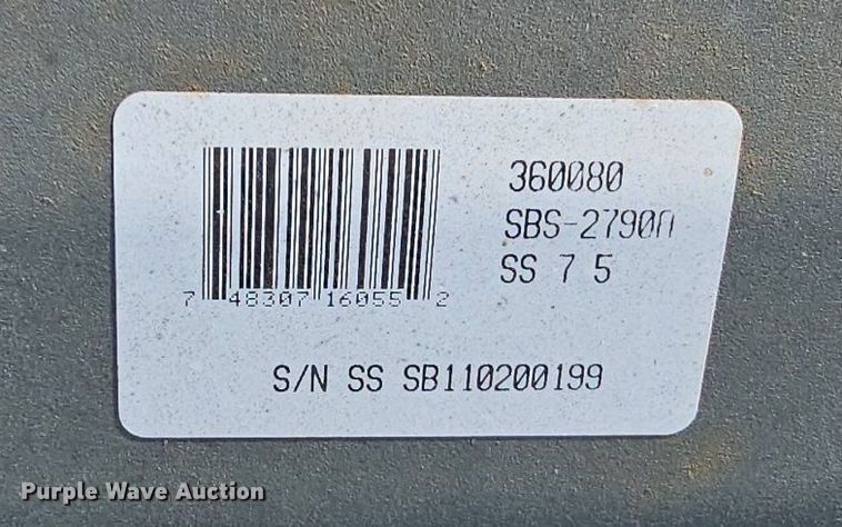 image for item LW9660 WorkSaver SBS-27808  skid steer snow plow