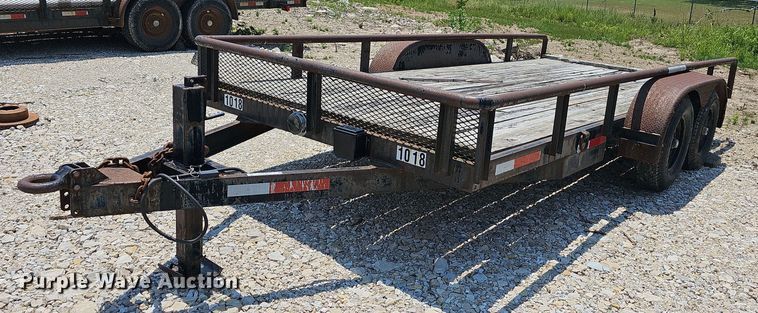 image for item LW9667 1992 Double L  utility trailer