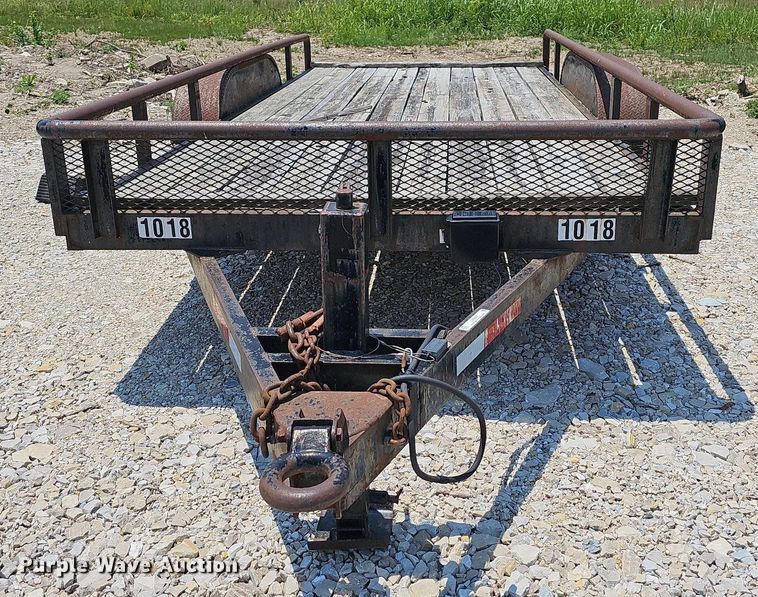 image for item LW9667 1992 Double L  utility trailer