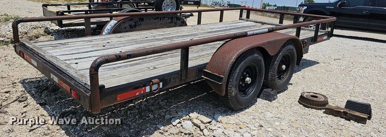 image for item LW9667 1992 Double L  utility trailer