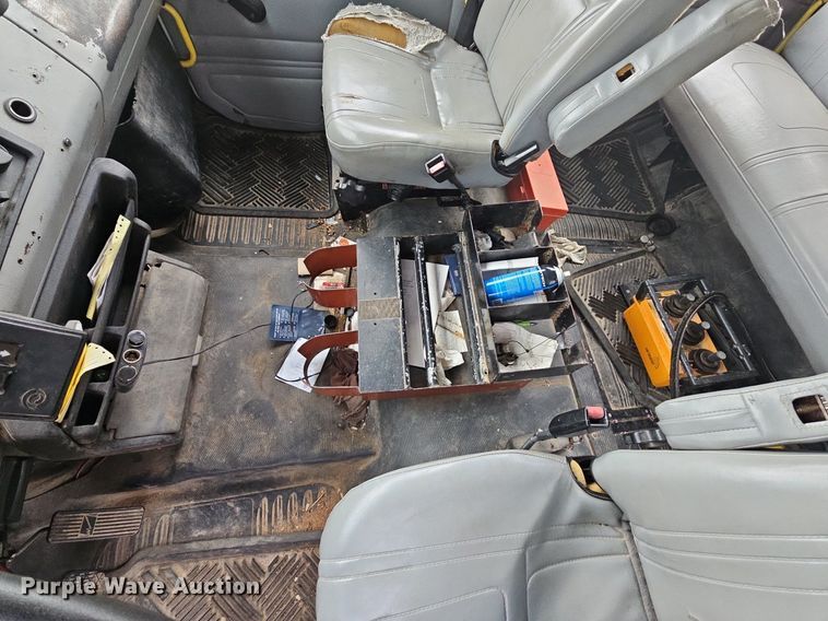 image for item LW9668 2002 Freightliner FL80  Crew Cab digger derrick truck