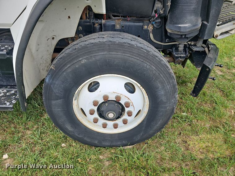 image for item LW9668 2002 Freightliner FL80  Crew Cab digger derrick truck