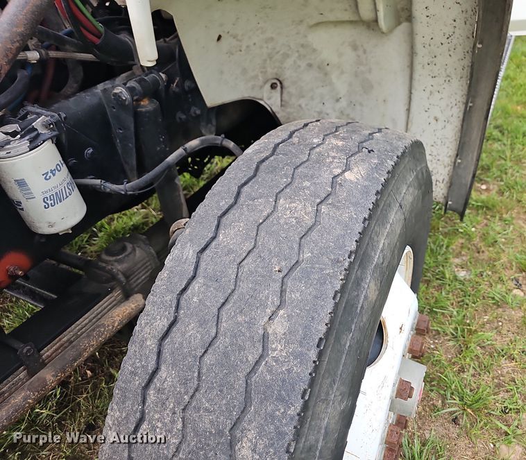 image for item LW9668 2002 Freightliner FL80  Crew Cab digger derrick truck