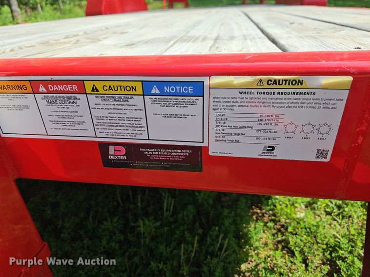 image for item LW9683 2021 PJ  equipment trailer