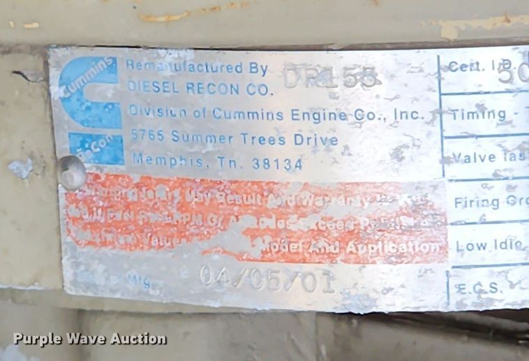 image for item LX9648 1988 Grove RT875CC  crane