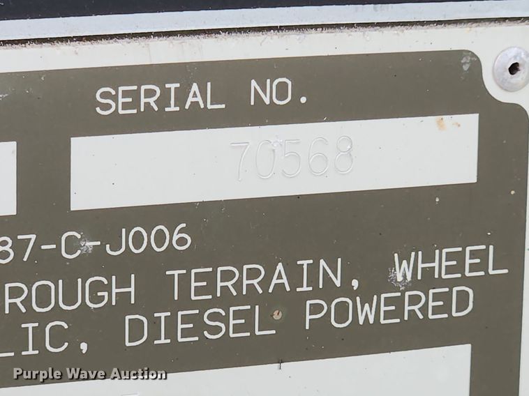 image for item LX9648 1988 Grove RT875CC  crane