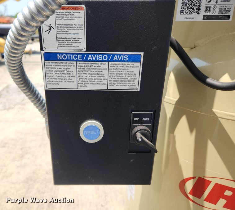 image for item LX9650 Ingersoll Rand 2340L5 Grainger  air compressor